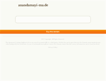 Tablet Screenshot of anandamayi-ma.de